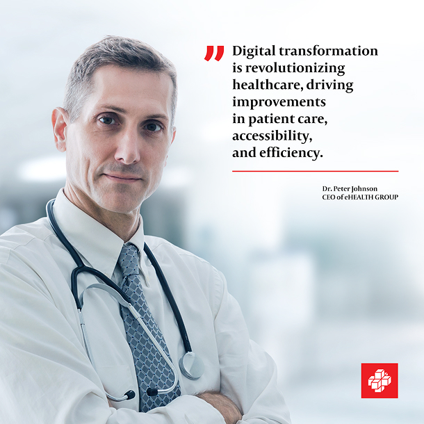 eHealth Group digital transformation quote visual