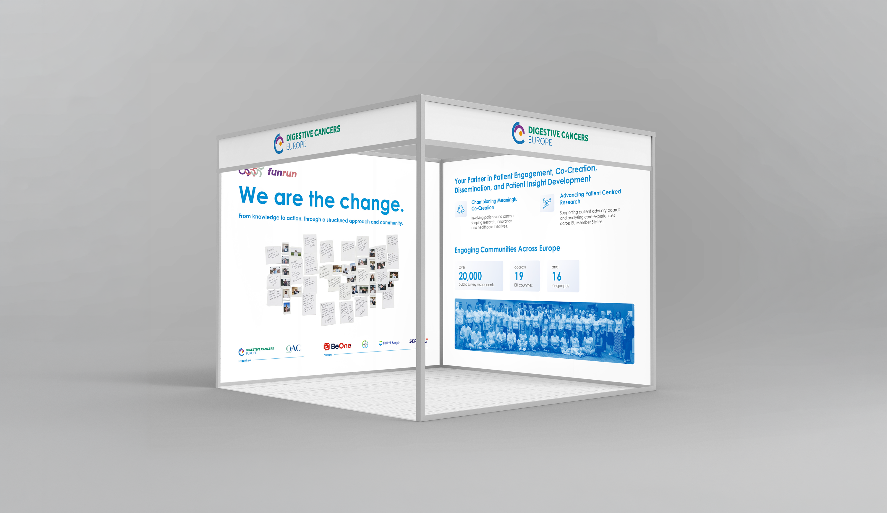Digestive Cancers Europe exhibition booth design
