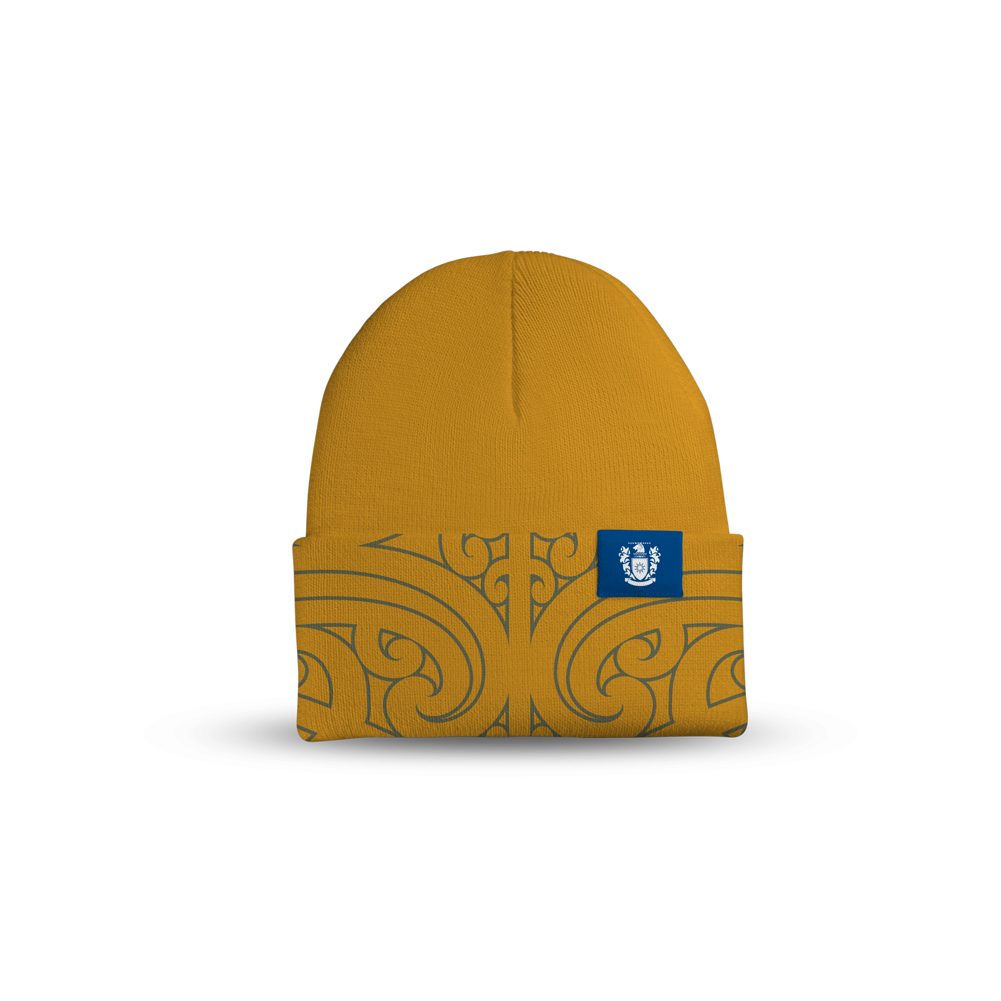 Massey University gold beanie