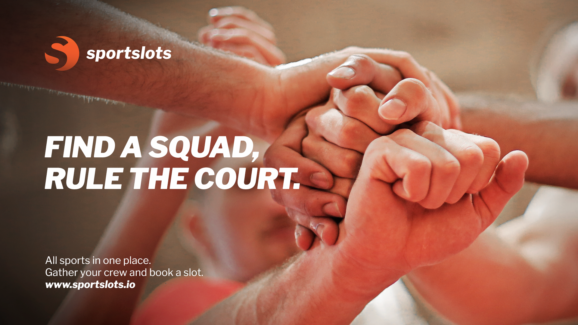 Sportslots find a squad basketball visual
